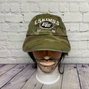 Edmonton Football Kids Youth Hat Cap Strap Back Camo CFL 47 Twins